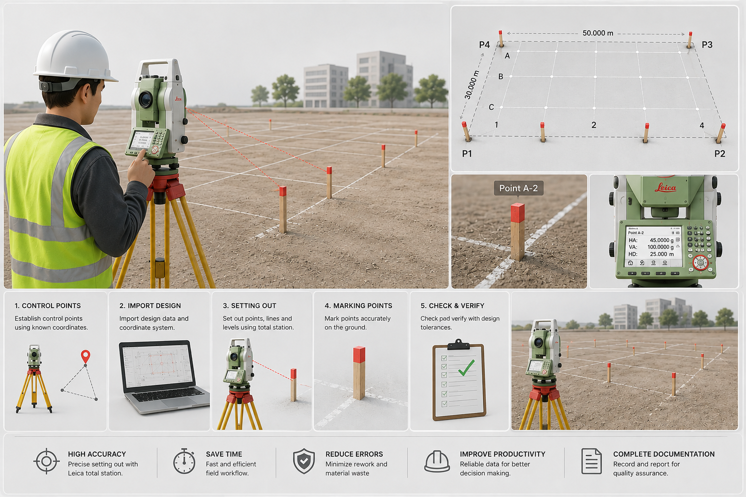 Setting Out Survey For Land